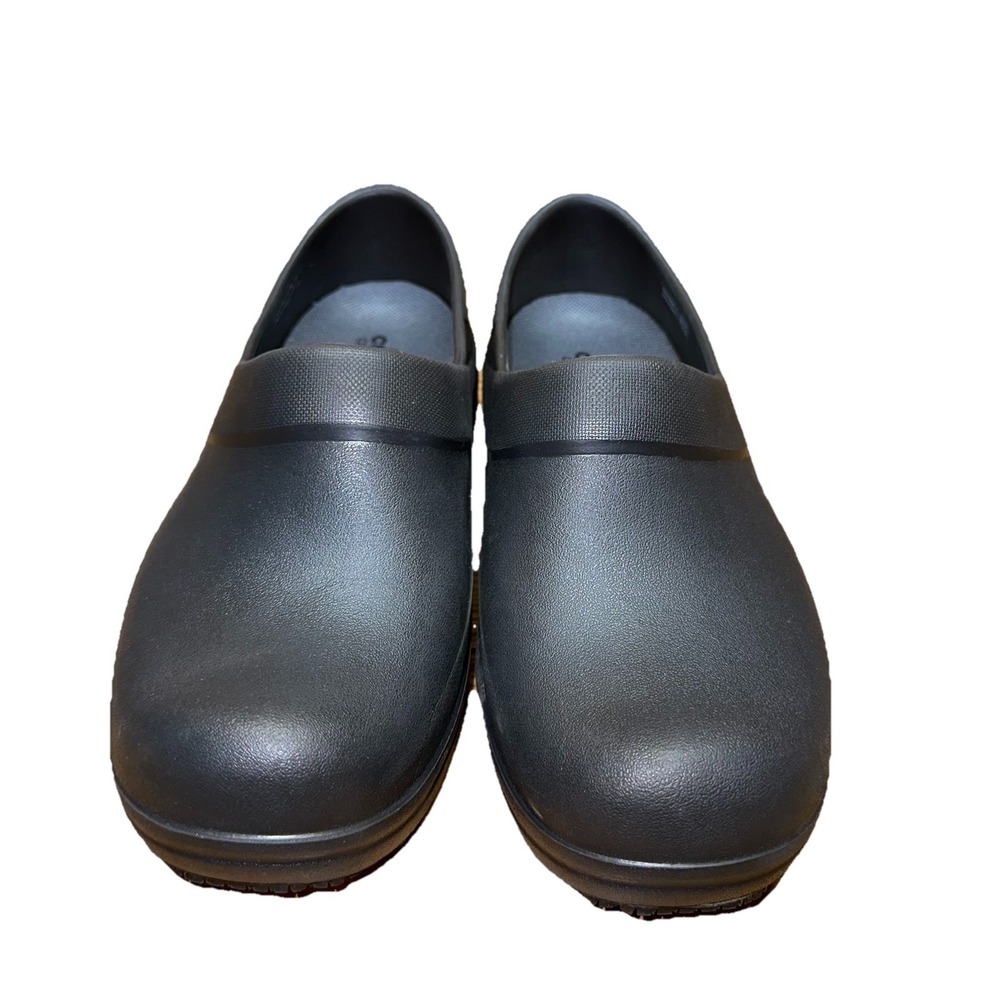 NWOT Crocs Neria Pro II Dual Comfort Black Work Clogs Slip Resistant Women 7 $50 - Picture 8 of 12